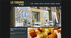 Desktop Screenshot of latabernarincondegoya.com